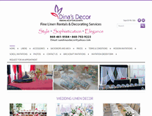 Tablet Screenshot of dinas-decor.com